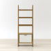 Anderson Teak Bookcase Anderson Teak Kathy Natural Beige Wood Ladder Shelf Bookcase