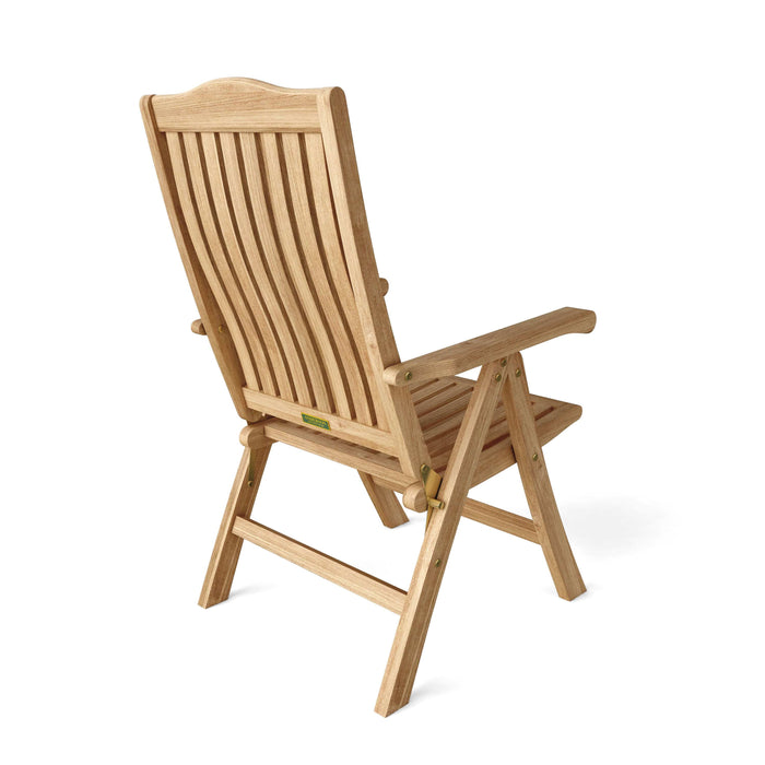 Anderson Teak Chair Anderson Teak Katana 5-Position Reclining Folding Armchair