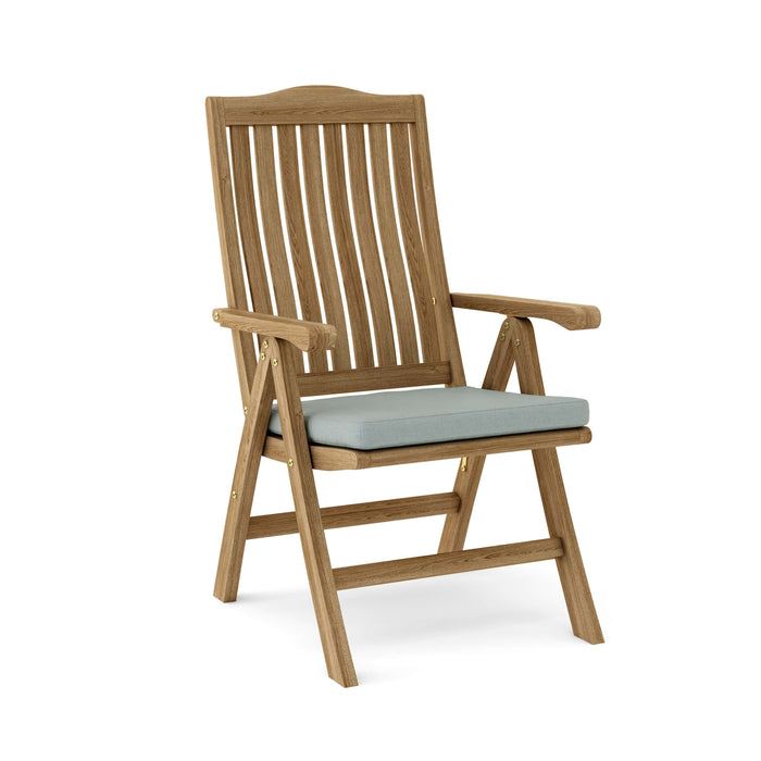 Anderson Teak Chair Mist Anderson Teak Katana 5-Position Reclining Folding Armchair