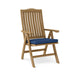 Anderson Teak Chair Navy Anderson Teak Katana 5-Position Reclining Folding Armchair