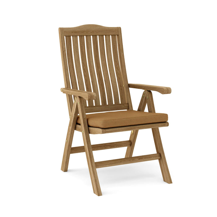 Anderson Teak Chair Teak Anderson Teak Katana 5-Position Reclining Folding Armchair