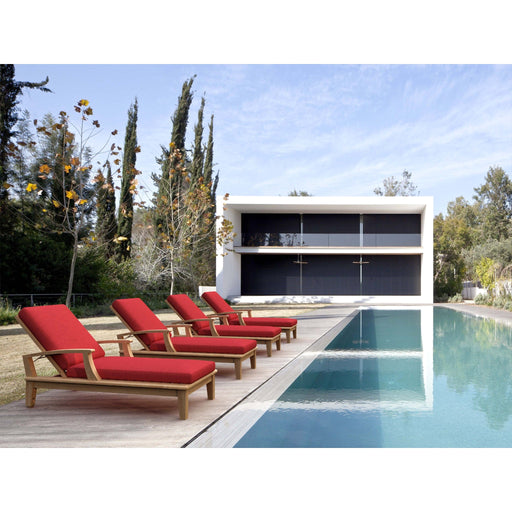 Anderson Teak Chaise Lounge Anderson Teak Brianna Honey Golden Brown Sun Lounger