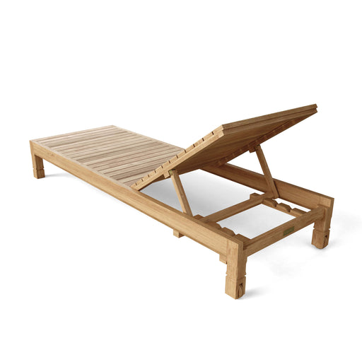 Anderson Teak Chaise Lounge Anderson Teak South Bay Sun Lounger