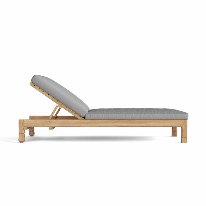 Anderson Teak Chaise Lounge Anderson Teak South Bay Sun Lounger