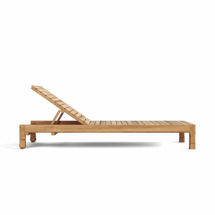 Anderson Teak Chaise Lounge Anderson Teak South Bay Sun Lounger