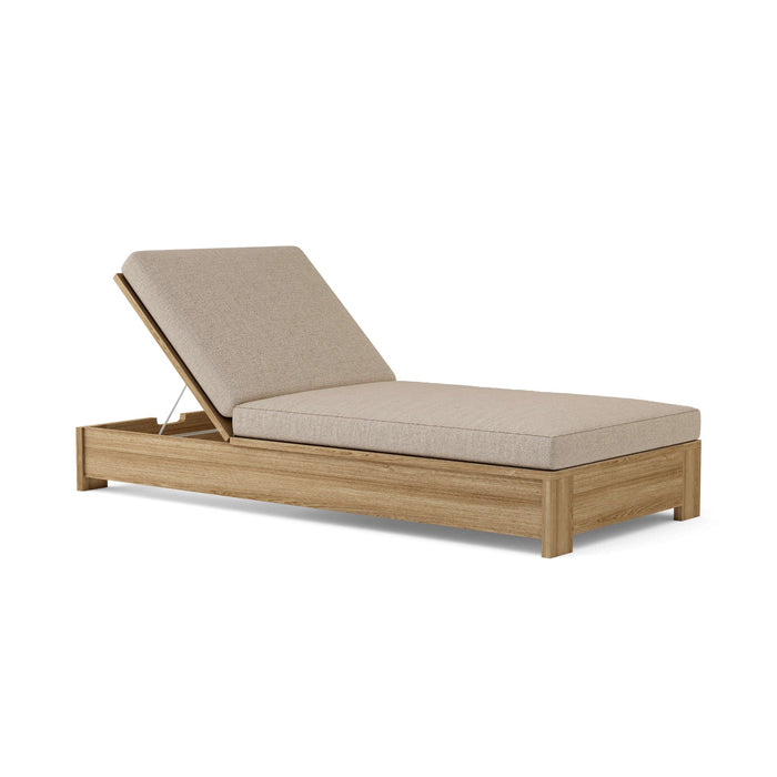 Anderson Teak Chaise Lounge Ash Anderson Teak Madera Honey Golden Brown Sun Lounger