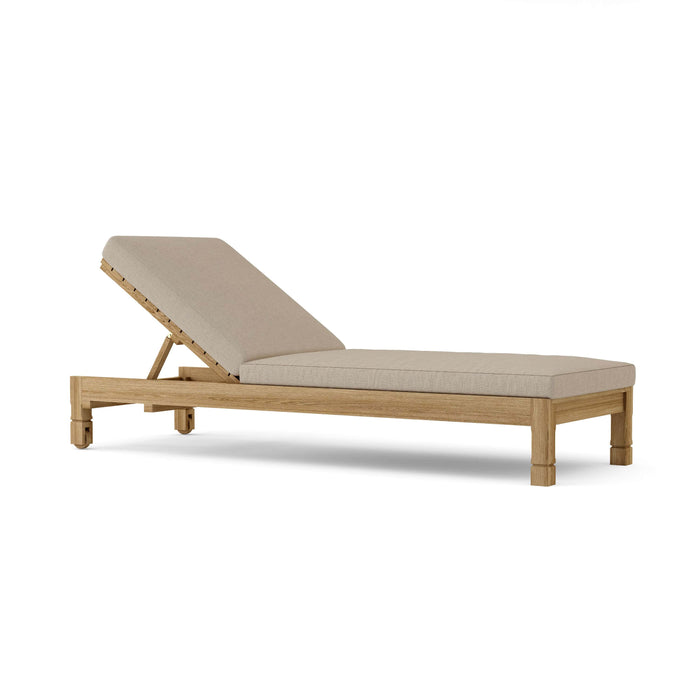 Anderson Teak Chaise Lounge Ash Anderson Teak South Bay Sun Lounger