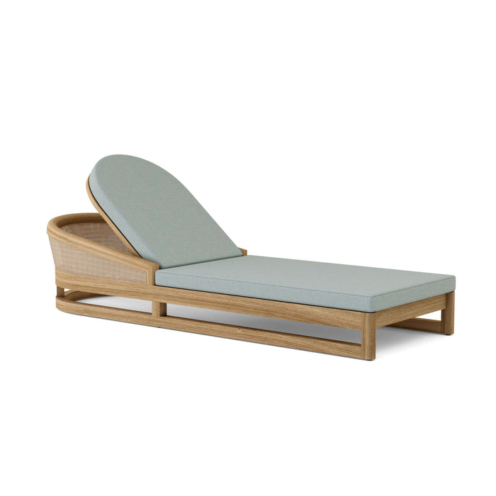 Anderson Teak Chaise Lounge Mist Anderson Teak Catania Honey Golden Brown Chaise Lounger