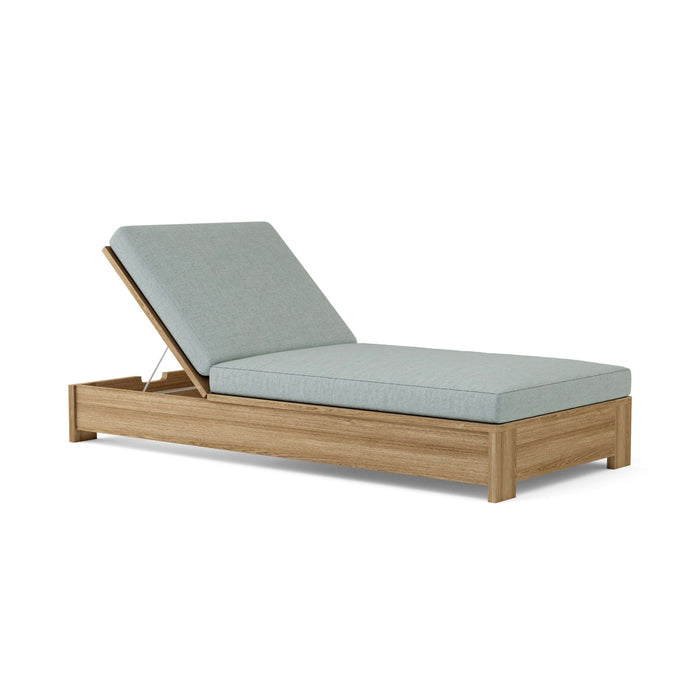 Anderson Teak Chaise Lounge Mist Anderson Teak Madera Honey Golden Brown Sun Lounger