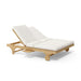 Anderson Teak Chaise Lounge Natural Anderson Teak Bel-Air Double Sun Lounger