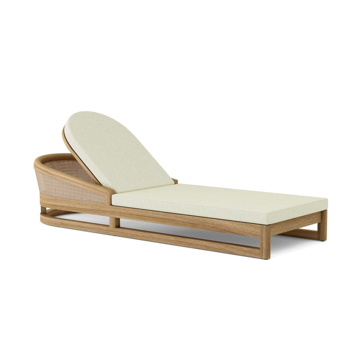 Anderson Teak Chaise Lounge Natural Anderson Teak Catania Honey Golden Brown Chaise Lounger