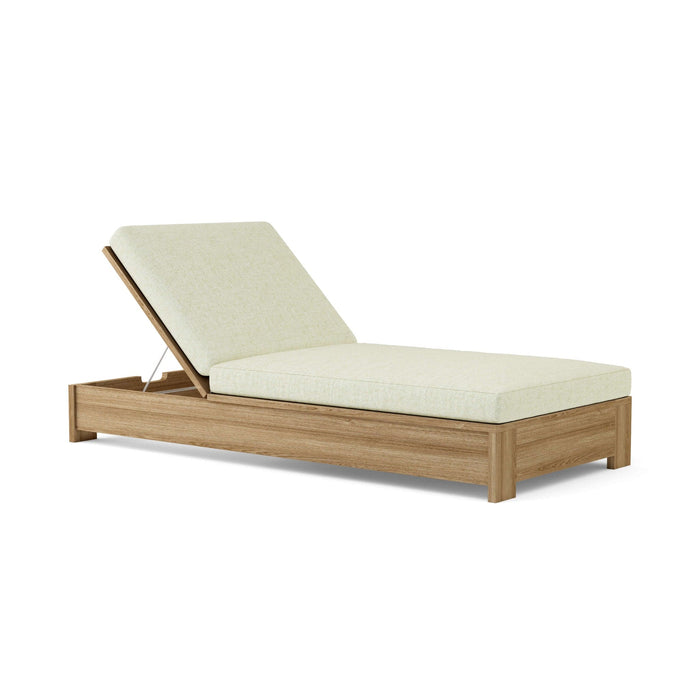 Anderson Teak Chaise Lounge Natural Anderson Teak Madera Honey Golden Brown Sun Lounger