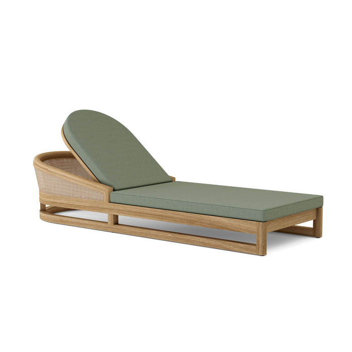 Anderson Teak Chaise Lounge Sage Anderson Teak Catania Honey Golden Brown Chaise Lounger