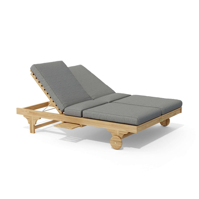 Anderson Teak Chaise Lounge Slate Anderson Teak Bel-Air Double Sun Lounger