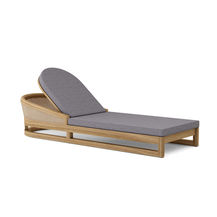 Anderson Teak Chaise Lounge Slate Anderson Teak Catania Honey Golden Brown Chaise Lounger