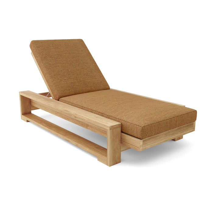 Anderson Teak Chaise Lounge Teak Anderson Teak Capistrano Honey Golden Brown Sun Lounger