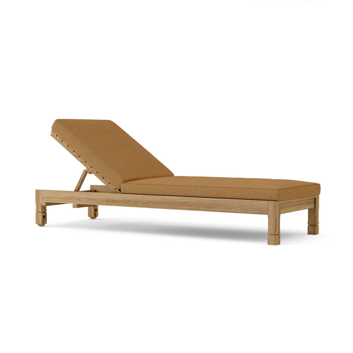 Anderson Teak Chaise Lounge Teak Anderson Teak South Bay Sun Lounger