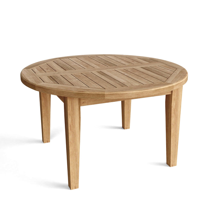 Anderson Teak Coffee Table Anderson Teak Brianna 35″ Round Outdoor Wood Coffee Table