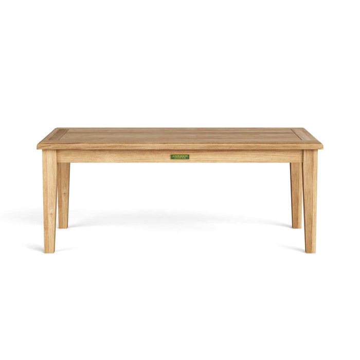 Anderson Teak Coffee Table Anderson Teak Brianna Rectangular Outdoor Wood Coffee Table