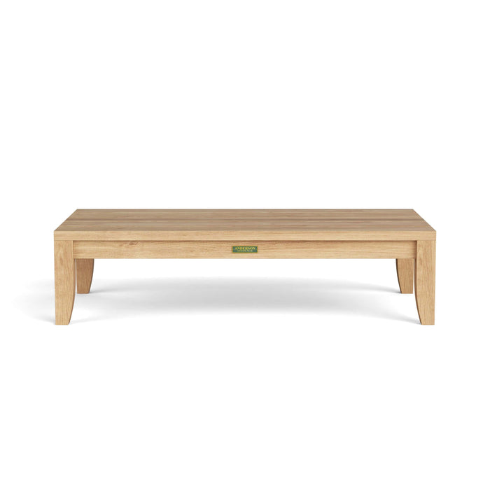 Anderson Teak Coffee Table Anderson Teak Coronado Rectangular Outdoor Wood Coffee Table