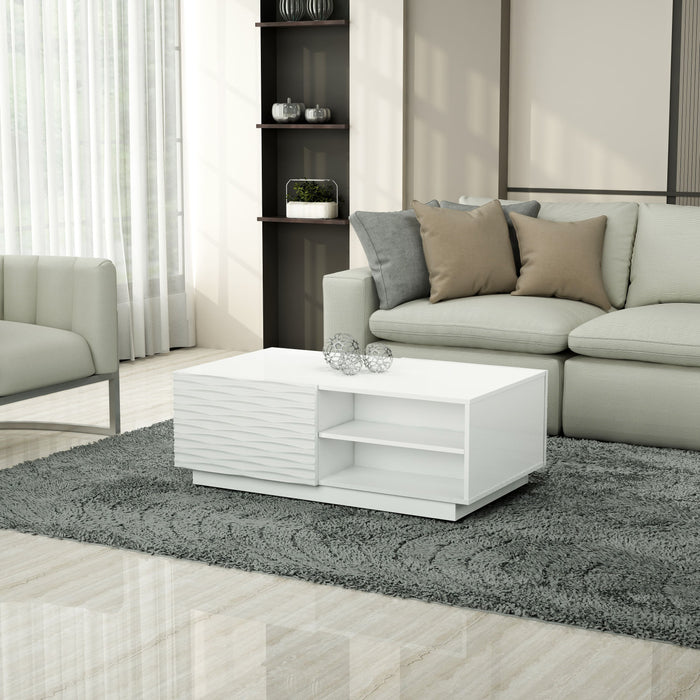 Anderson Teak Coffee Table Anderson Teak Hinwil Modern White Wood Coffee Table