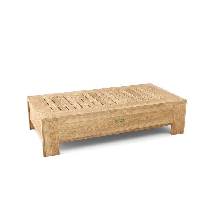 Anderson Teak Coffee Table Anderson Teak Madera Rectangular Outdoor Wood Coffee Table