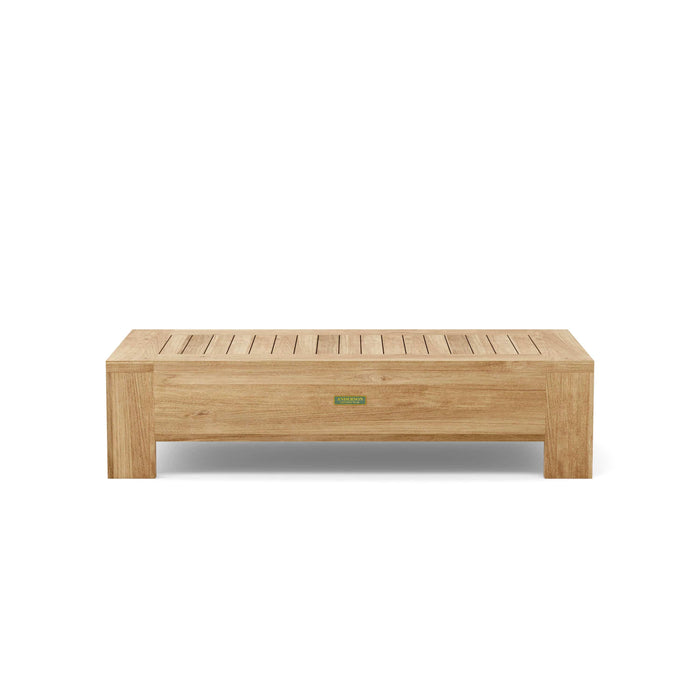 Anderson Teak Coffee Table Anderson Teak Madera Rectangular Outdoor Wood Coffee Table