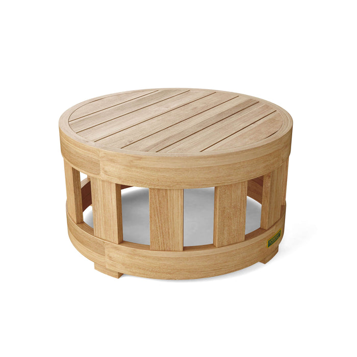 Anderson Teak Coffee Table Anderson Teak Outdoor Wood Circular Coffee Table