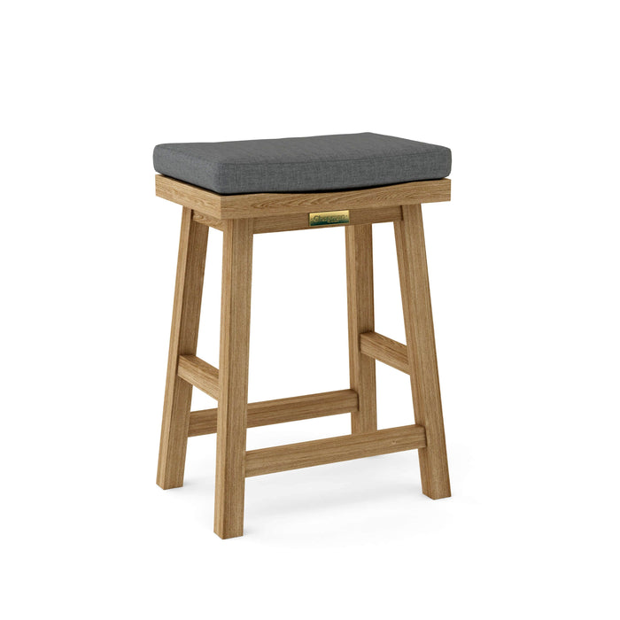 Anderson Teak Counter Stool Charcoal Anderson Teak Alpine Outdoor Wood Rectangular Counter Stool