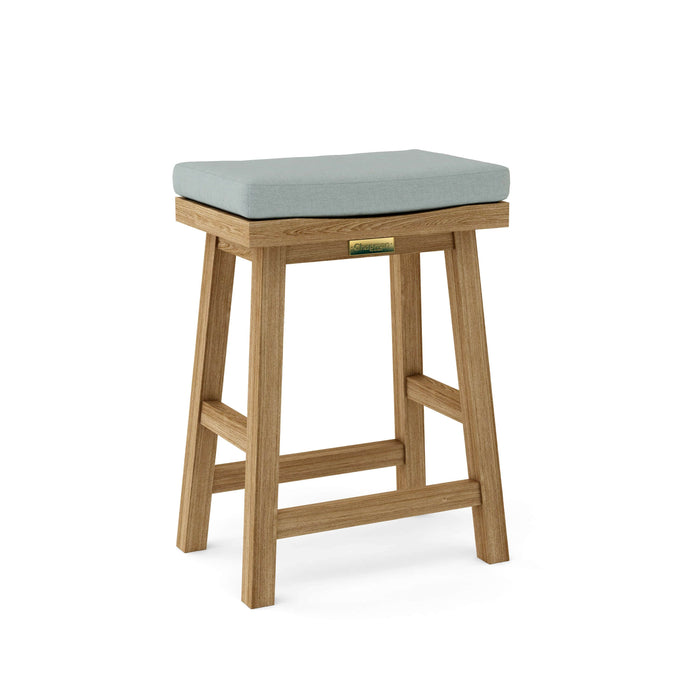 Anderson Teak Counter Stool Mist Anderson Teak Alpine Outdoor Wood Rectangular Counter Stool