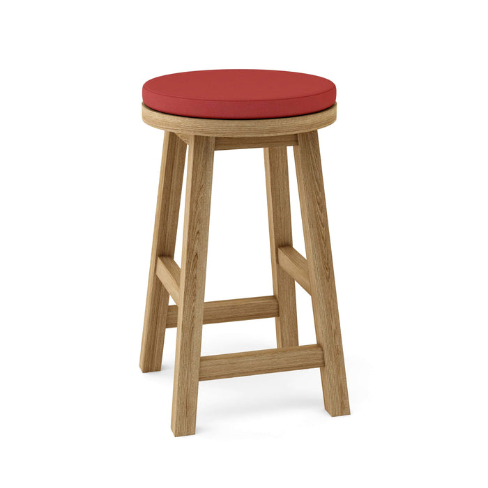 Anderson Teak Counter Stool Pomegranate Anderson Teak Alpine Outdoor Wood Round Counter Stool