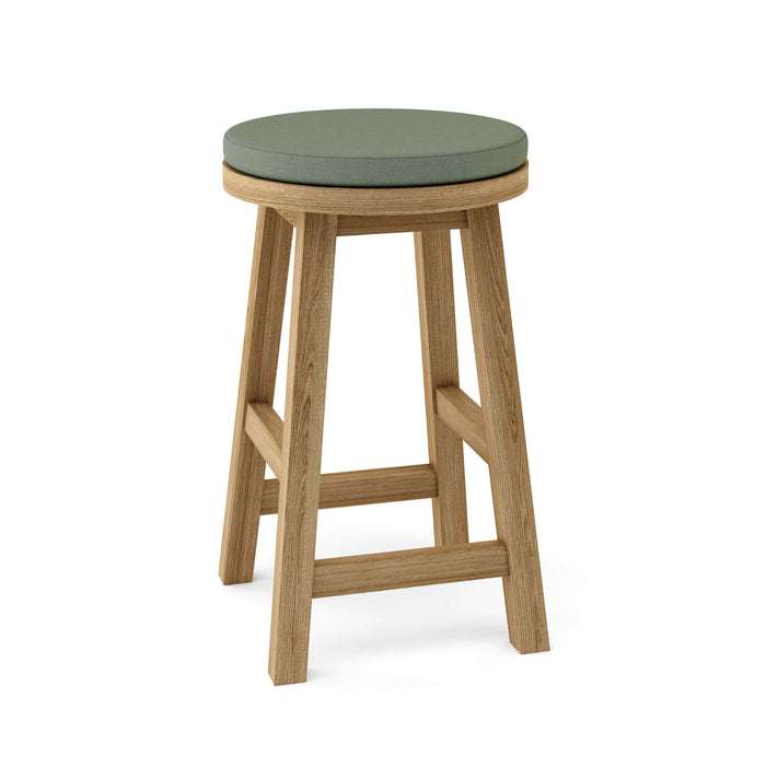 Anderson Teak Counter Stool Sage Anderson Teak Alpine Outdoor Wood Round Counter Stool