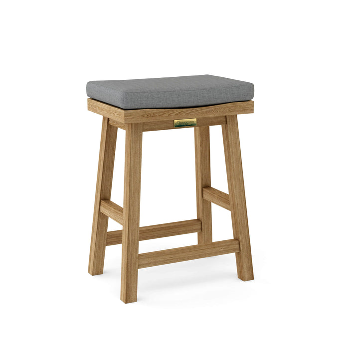 Anderson Teak Counter Stool Slate Anderson Teak Alpine Outdoor Wood Rectangular Counter Stool