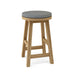 Anderson Teak Counter Stool Slate Anderson Teak Alpine Outdoor Wood Round Counter Stool