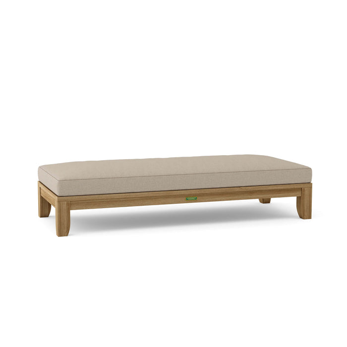 Anderson Teak Daybed Ash Anderson Teak Luxe 72″ Outdoor Wood Daybed