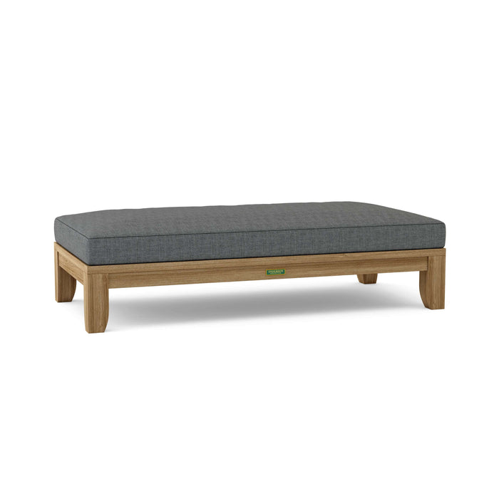 Anderson Teak Daybed Charcoal Anderson Teak Luxe 60″ Outdoor Wood Daybed