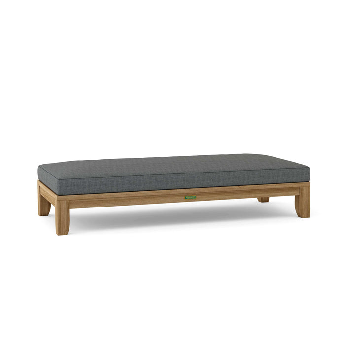 Anderson Teak Daybed Charcoal Anderson Teak Riviera 72″ Outdoor Wood Daybed