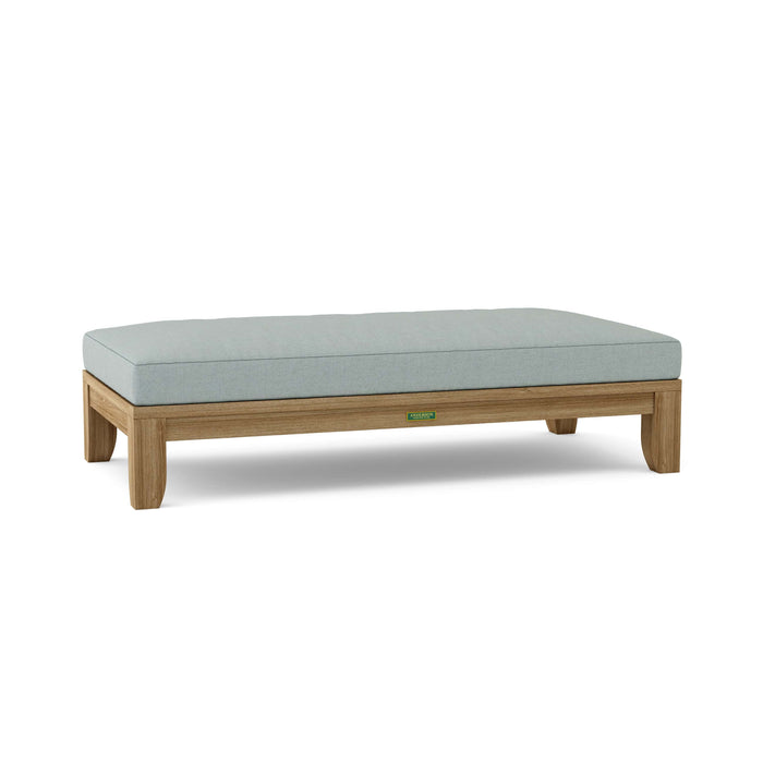 Anderson Teak Daybed Mist Anderson Teak Luxe 60″ Outdoor Wood Daybed