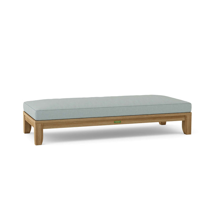 Anderson Teak Daybed Mist Anderson Teak Luxe 72″ Outdoor Wood Daybed