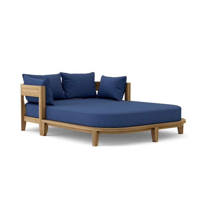 Anderson Teak Daybed Navy Anderson Teak Coronado Outdoor Wood Daybed