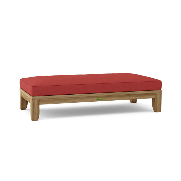 Anderson Teak Daybed Pomegranate Anderson Teak Luxe 60″ Outdoor Wood Daybed