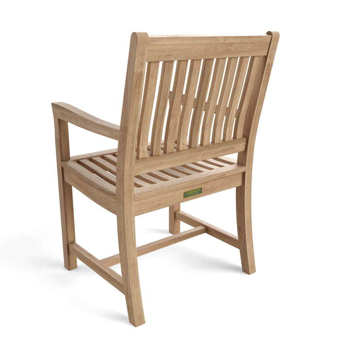 Anderson Teak Dining Chair Anderson Teak Honey Golden Brown Rialto Dining Armchair