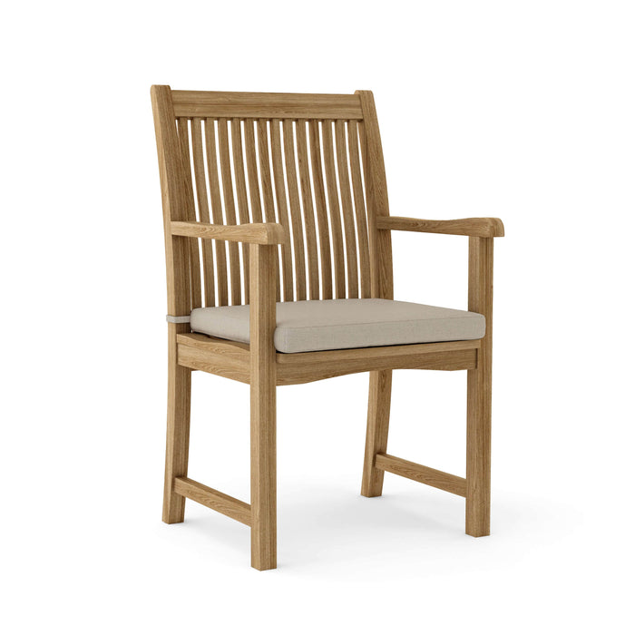 Anderson Teak Dining Chair Ash Anderson Teak Chicago Dining Outdoor Wood Armchair