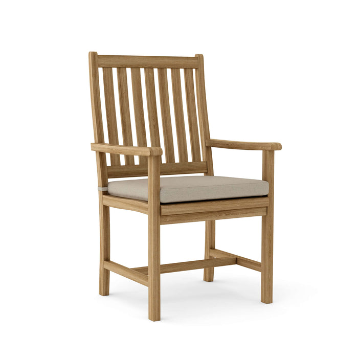 Anderson Teak Dining Chair Ash Anderson Teak Honey Golden Brown Wilshire Dining Armchair