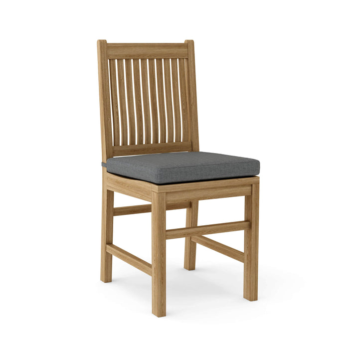 Anderson Teak Dining Chair Charcoal Anderson Teak Saratoga Outdoor Wood Dining Chair