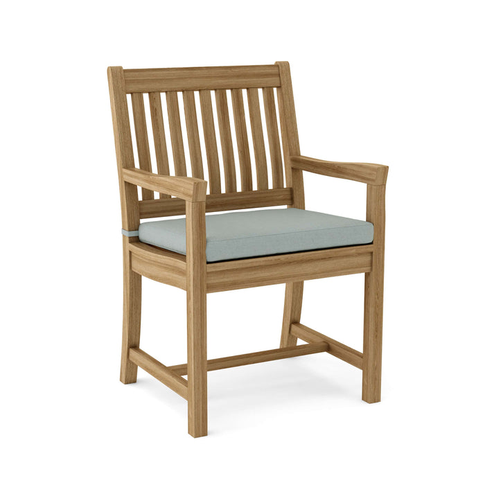 Anderson Teak Dining Chair Mist Anderson Teak Honey Golden Brown Rialto Dining Armchair