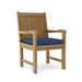 Anderson Teak Dining Chair Navy Anderson Teak Chester Outdoor Wood Dining Armchair