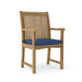 Anderson Teak Dining Chair Navy Anderson Teak Chicago Dining Outdoor Wood Armchair