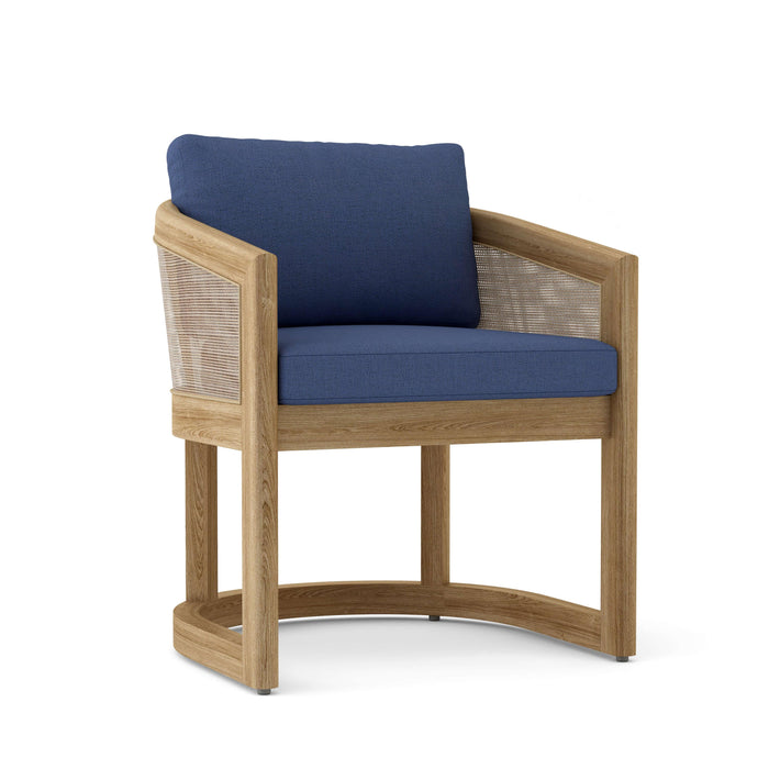 Anderson Teak Dining Chair Navy Anderson Teak Honey Golden Brown Catania Dining Chair DS-335