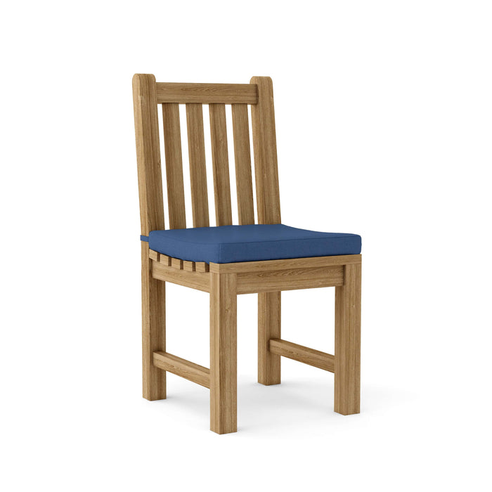 Anderson Teak Dining Chair Navy Anderson Teak Honey Golden Brown Classic Dining Chair